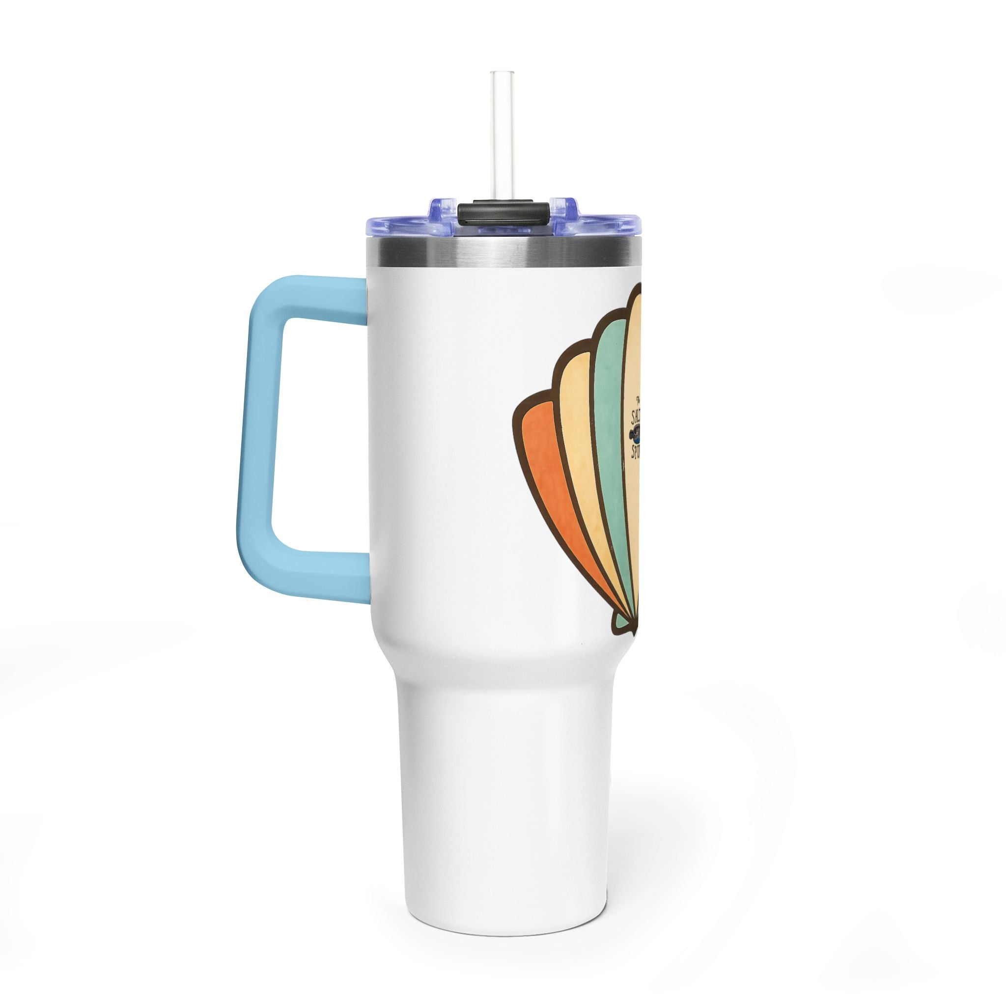 Retro Seashell 40oz Tumbler