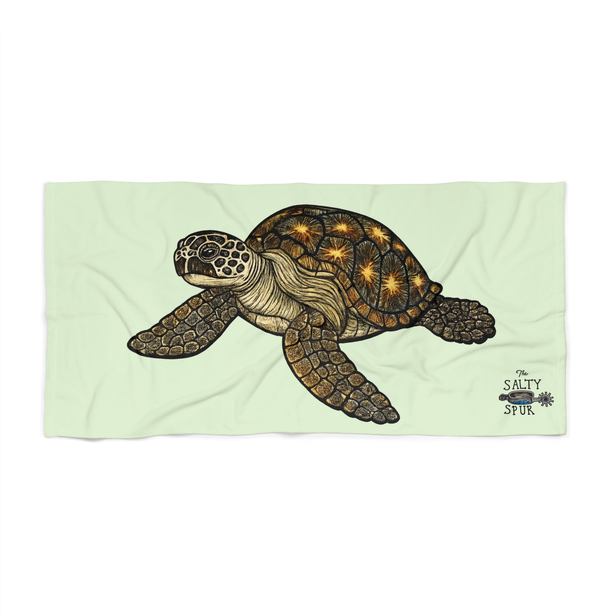 Seaside Sal Beach Towel
