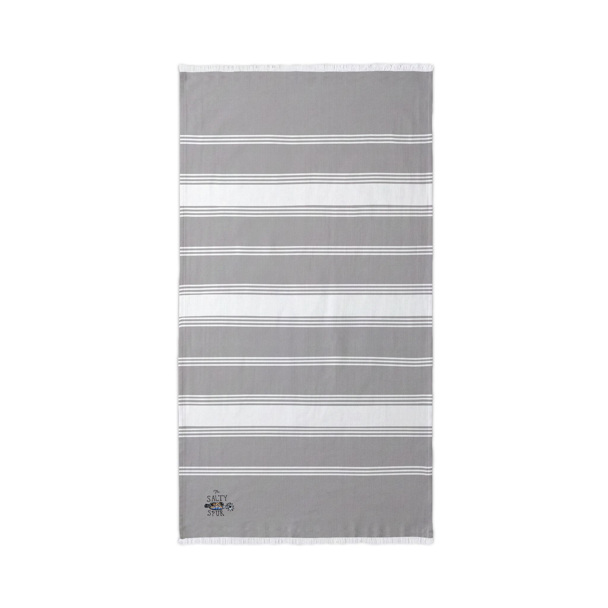The Salty Spur Embroidered Beach Towel