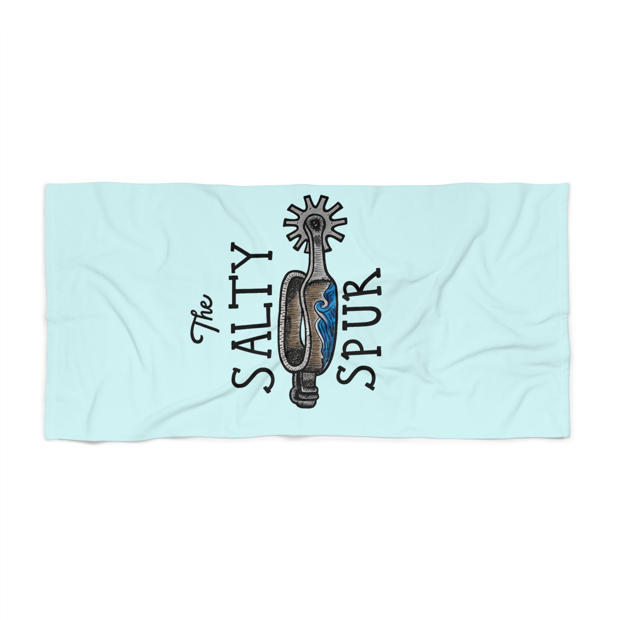 The Salty Spur Beach Towel