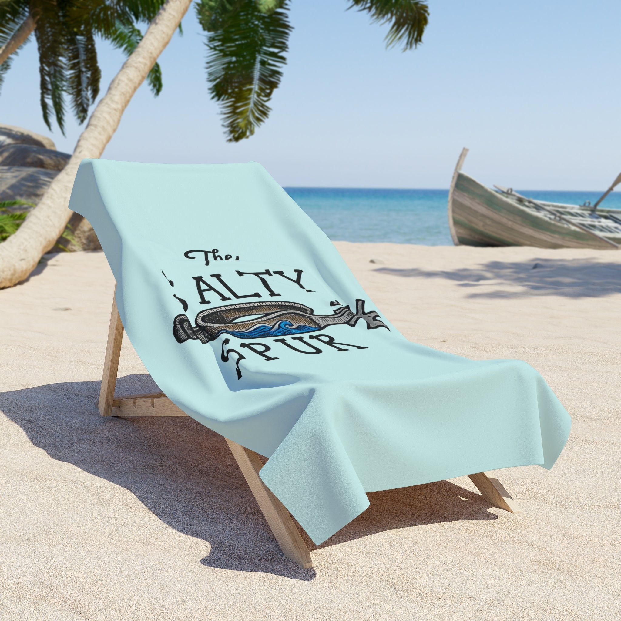 The Salty Spur Beach Towel