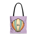 Salty Spur Retro Seashell Tote Bag