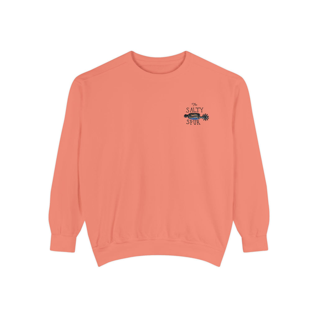 The Salty Spur Embroidered Crewneck Sweatshirt