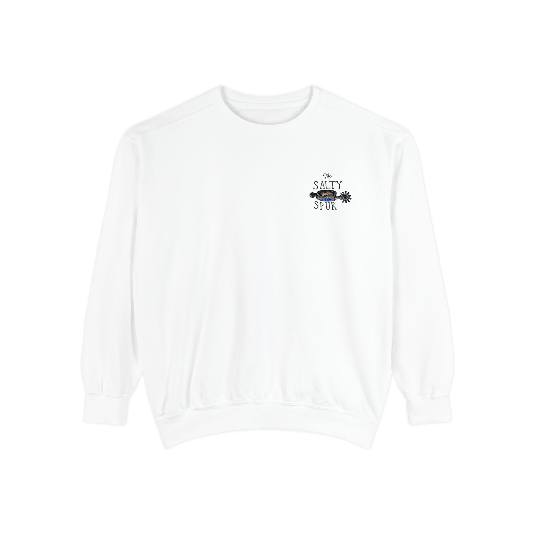 The Salty Spur Embroidered Crewneck Sweatshirt