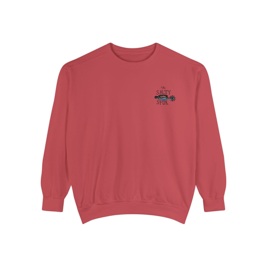 The Salty Spur Embroidered Crewneck Sweatshirt