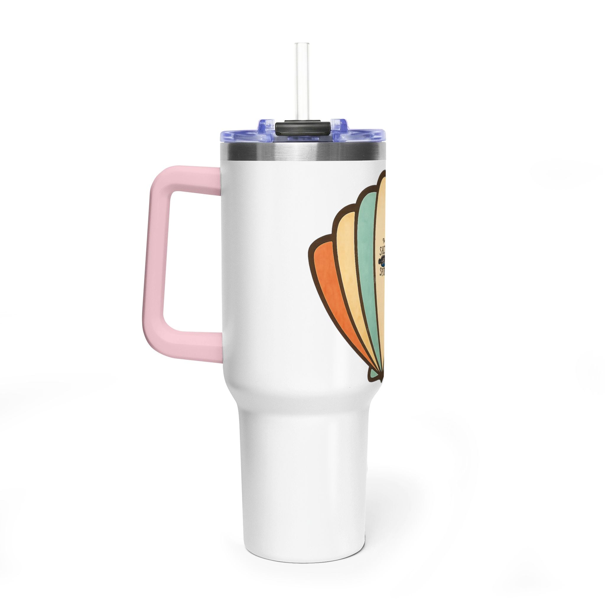 Retro Seashell 40oz Tumbler