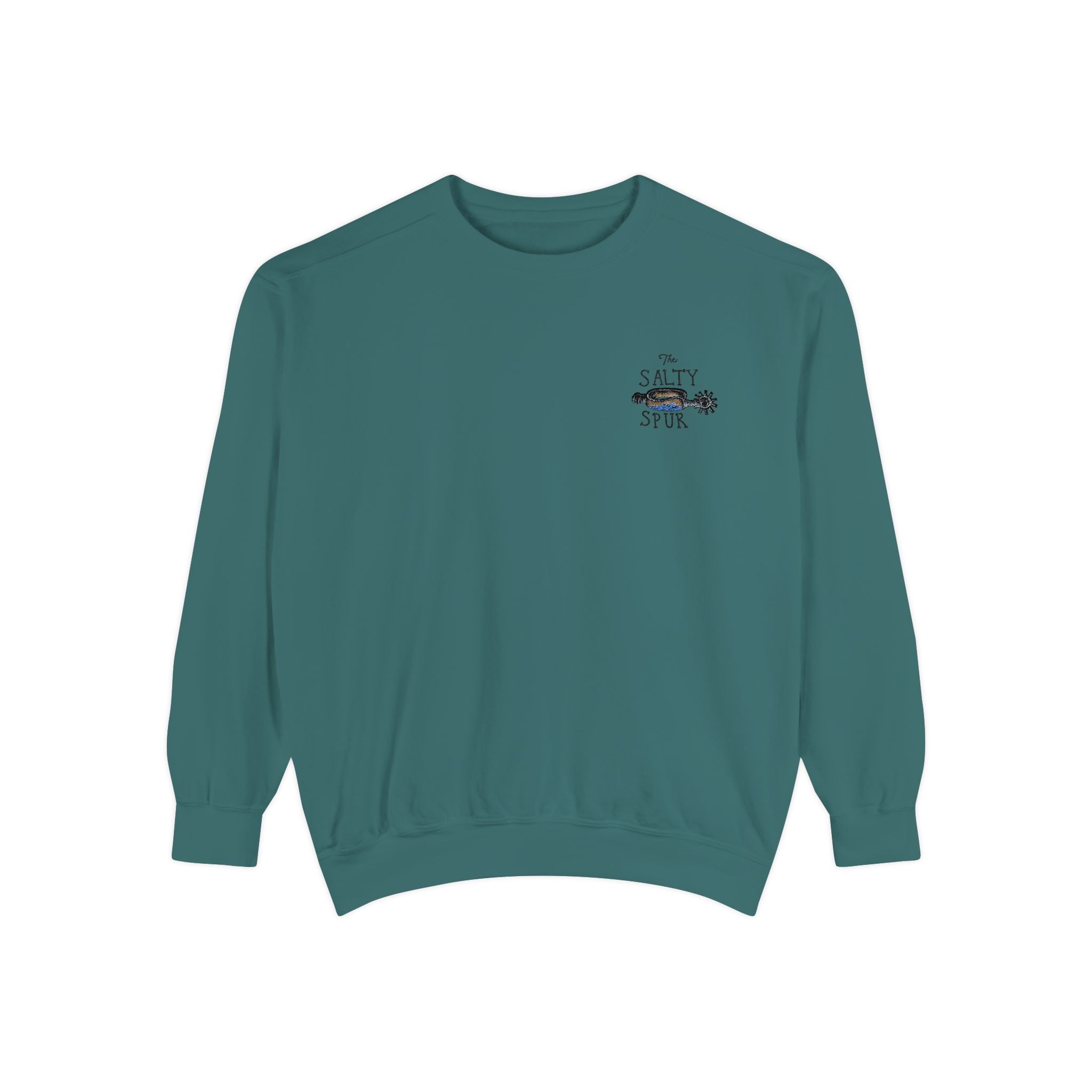 The Salty Spur Embroidered Crewneck Sweatshirt