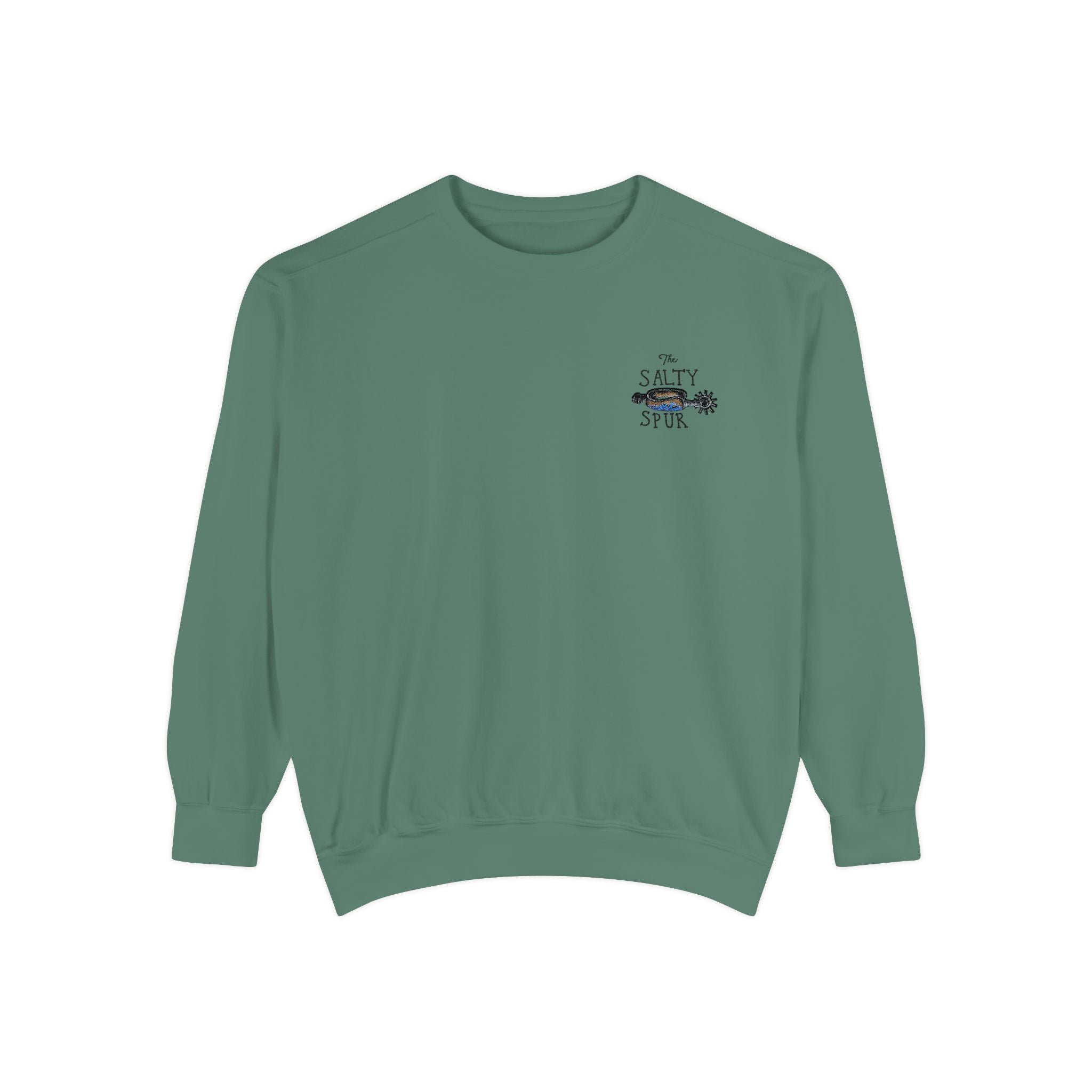 The Salty Spur Embroidered Crewneck Sweatshirt