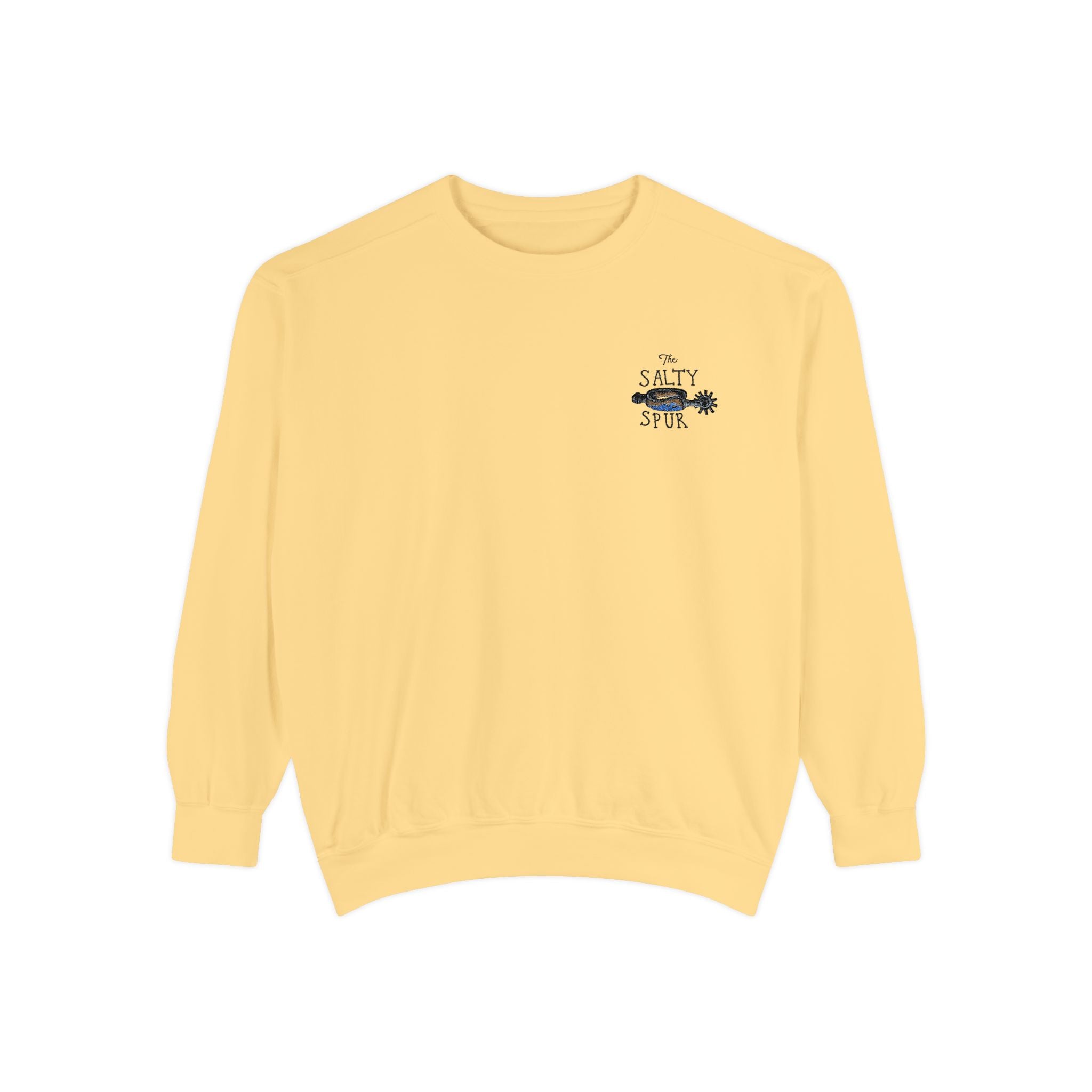 The Salty Spur Embroidered Crewneck Sweatshirt