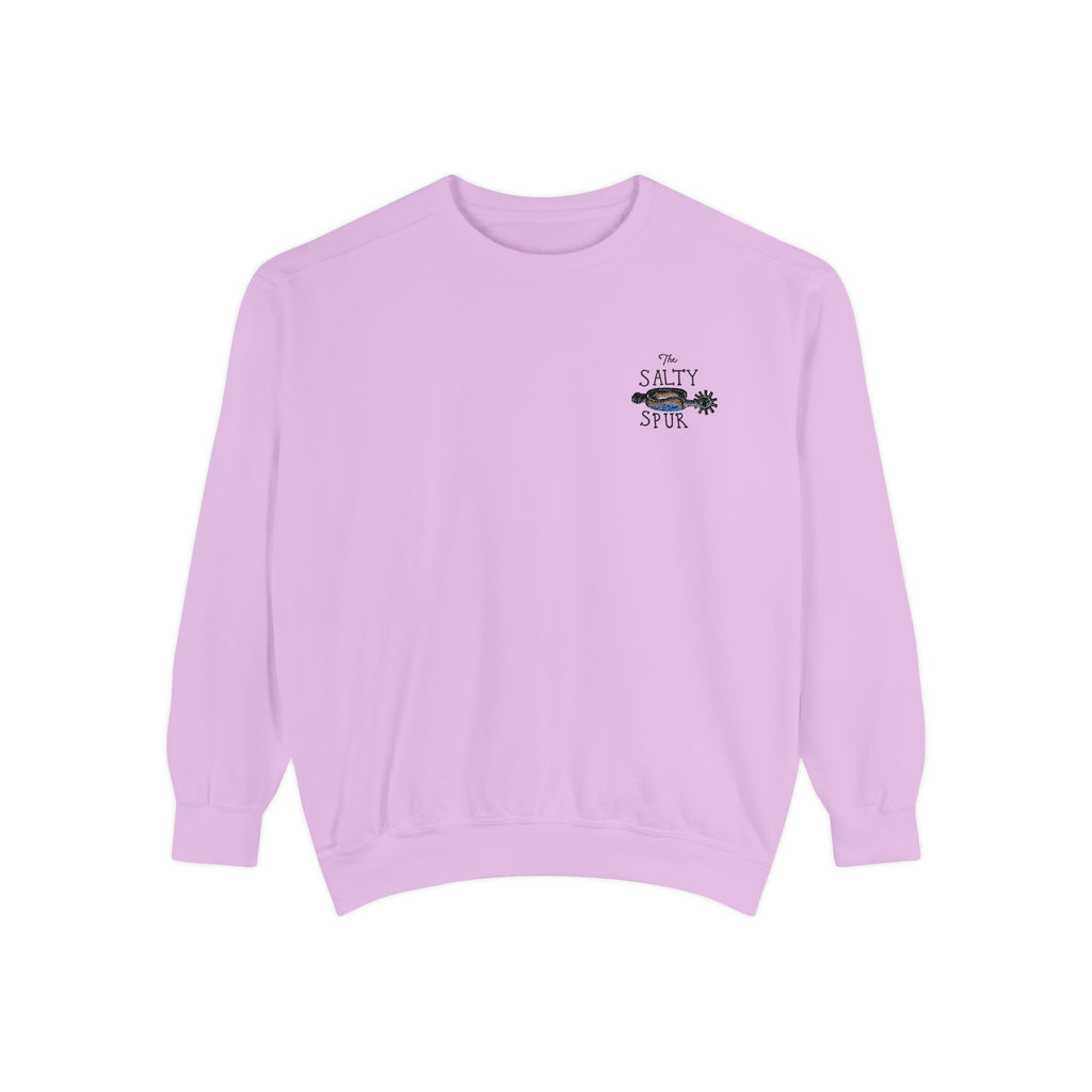 The Salty Spur Embroidered Crewneck Sweatshirt