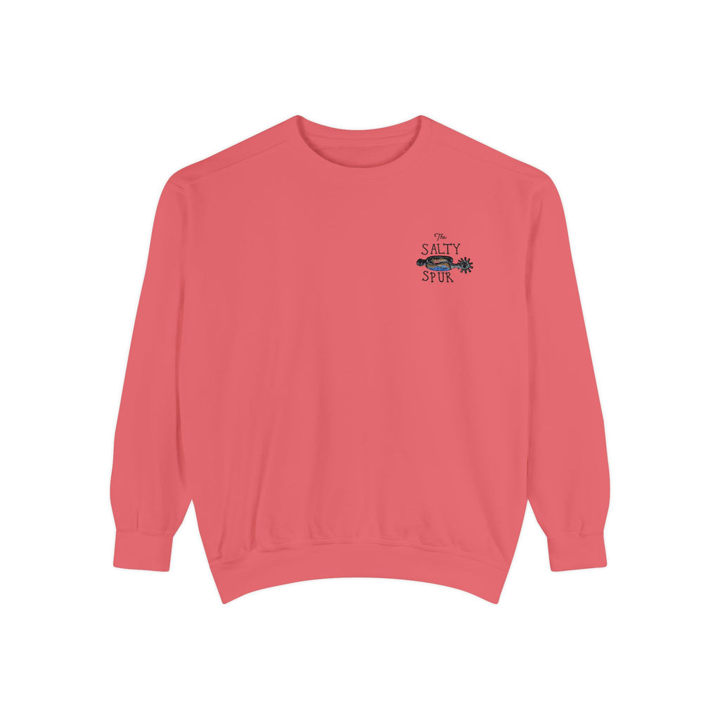 The Salty Spur Embroidered Crewneck Sweatshirt