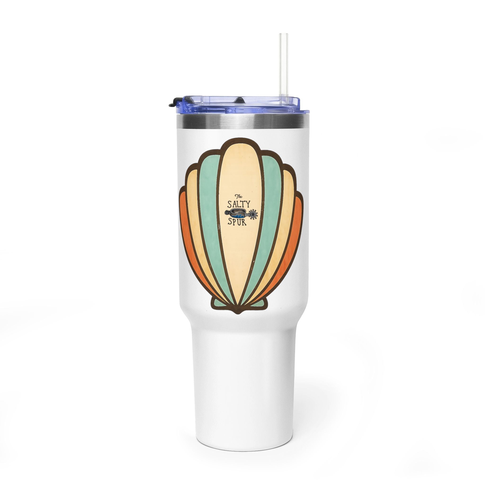 Retro Seashell 40oz Tumbler