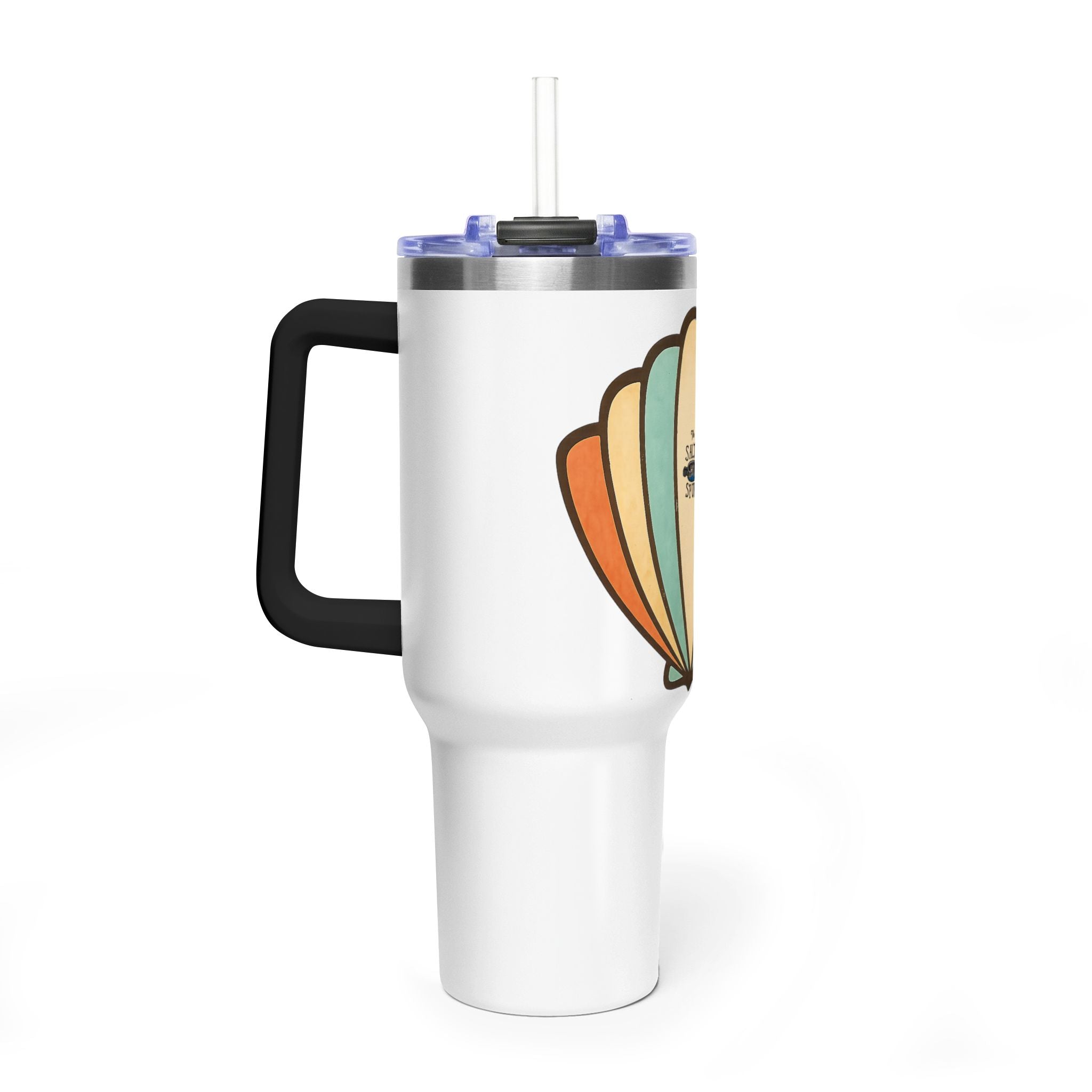 Retro Seashell 40oz Tumbler