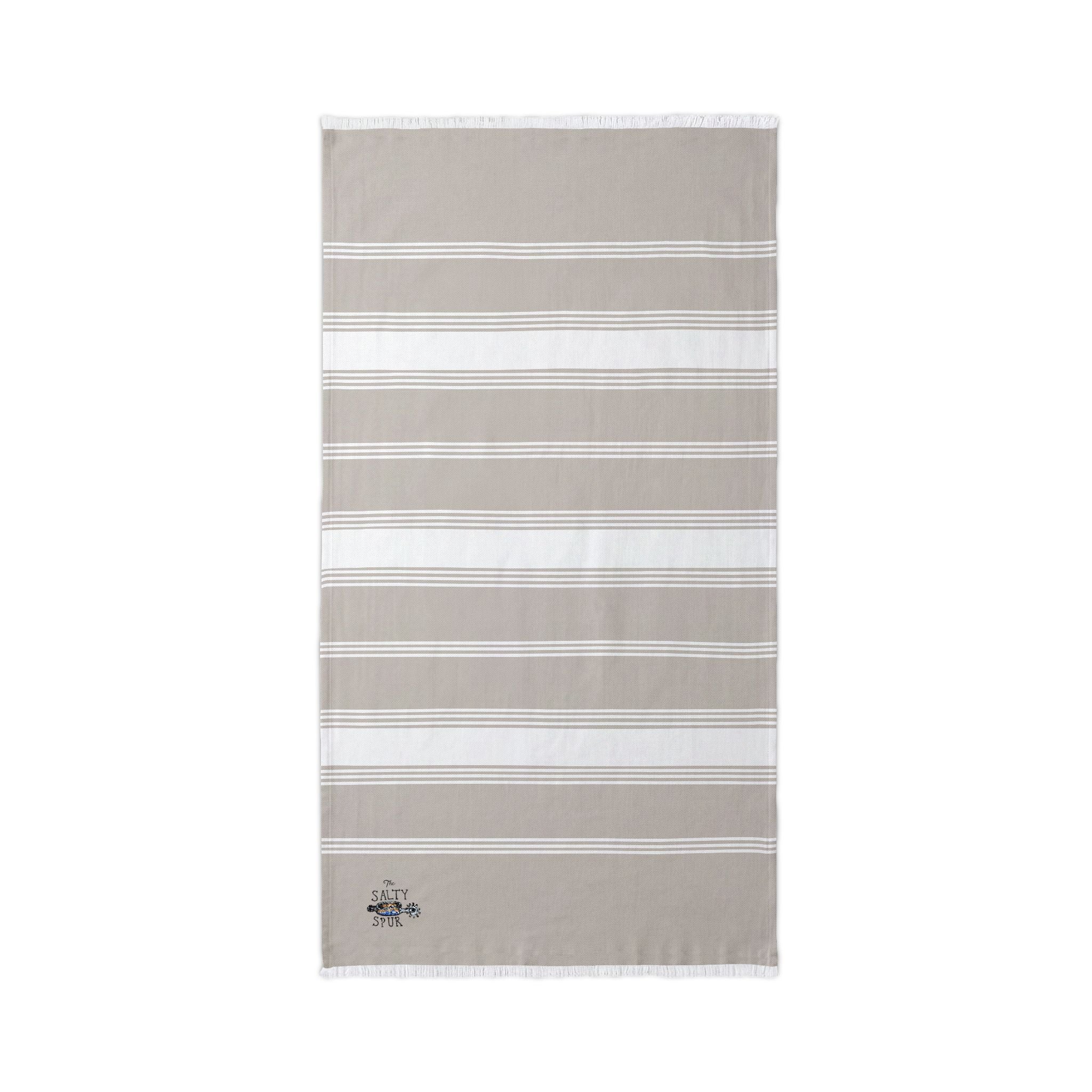 The Salty Spur Embroidered Beach Towel